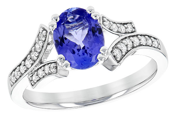 H209-07267: LDS RG 1.15 TANZANITE 1.30 TGW