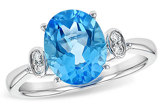 H209-08176: LDS RG 2.84 BLUE TOPAZ 2.90 TGW (10x8MM BT)