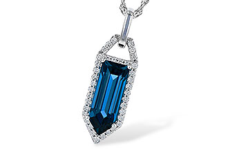 H291-75367: NECK 2.95 LONDON BLUE TOPAZ 3.12 TGW