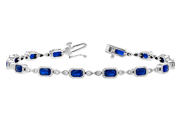 H291-76358: BRACELET 4.00 SAPP 4.32 TGW