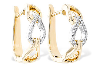 H291-80885: EARRINGS .15 TW