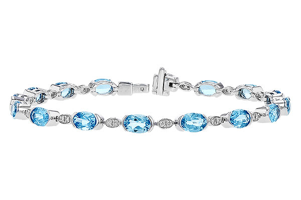 H292-64458: BRACELET 7.80 SWISS BLUE TOPAZ 7.96 TGW