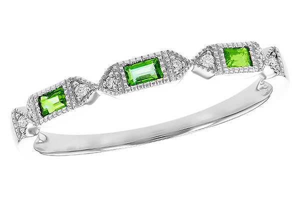 H292-64476: LDS WED RG .10 EMERALD .12 TGW