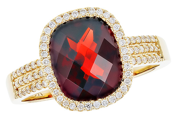 H292-66331: LDS RG 3.25 GARNET 3.43 TGW