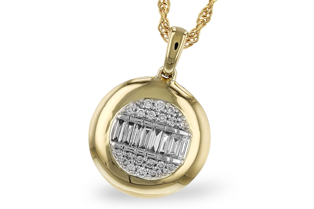 H292-72658: NECKLACE .10 BAG .17 TW