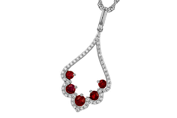 H292-72685: NECK .34 RUBY .53 TGW