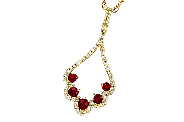 H292-72685: NECK .34 RUBY .53 TGW