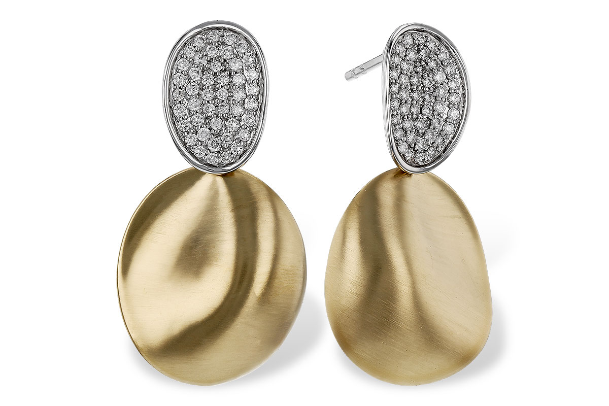 H293-56340: EARRINGS .38 TW