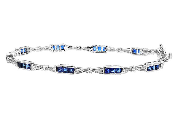 H293-60858: BRACELET 2.10 SAPPHIRE 2.75 TGW (7")