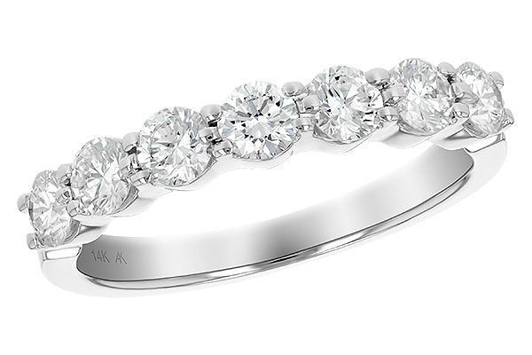 K111-79076: LDS DIA WED RG 1.00 TW (7 STONES)