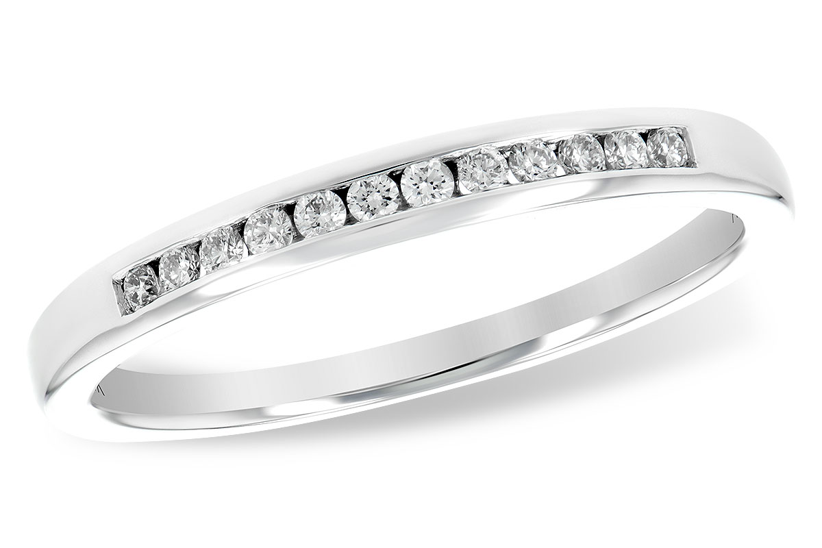 K207-26331: LDS WED RG .12 TW (12 STONES)