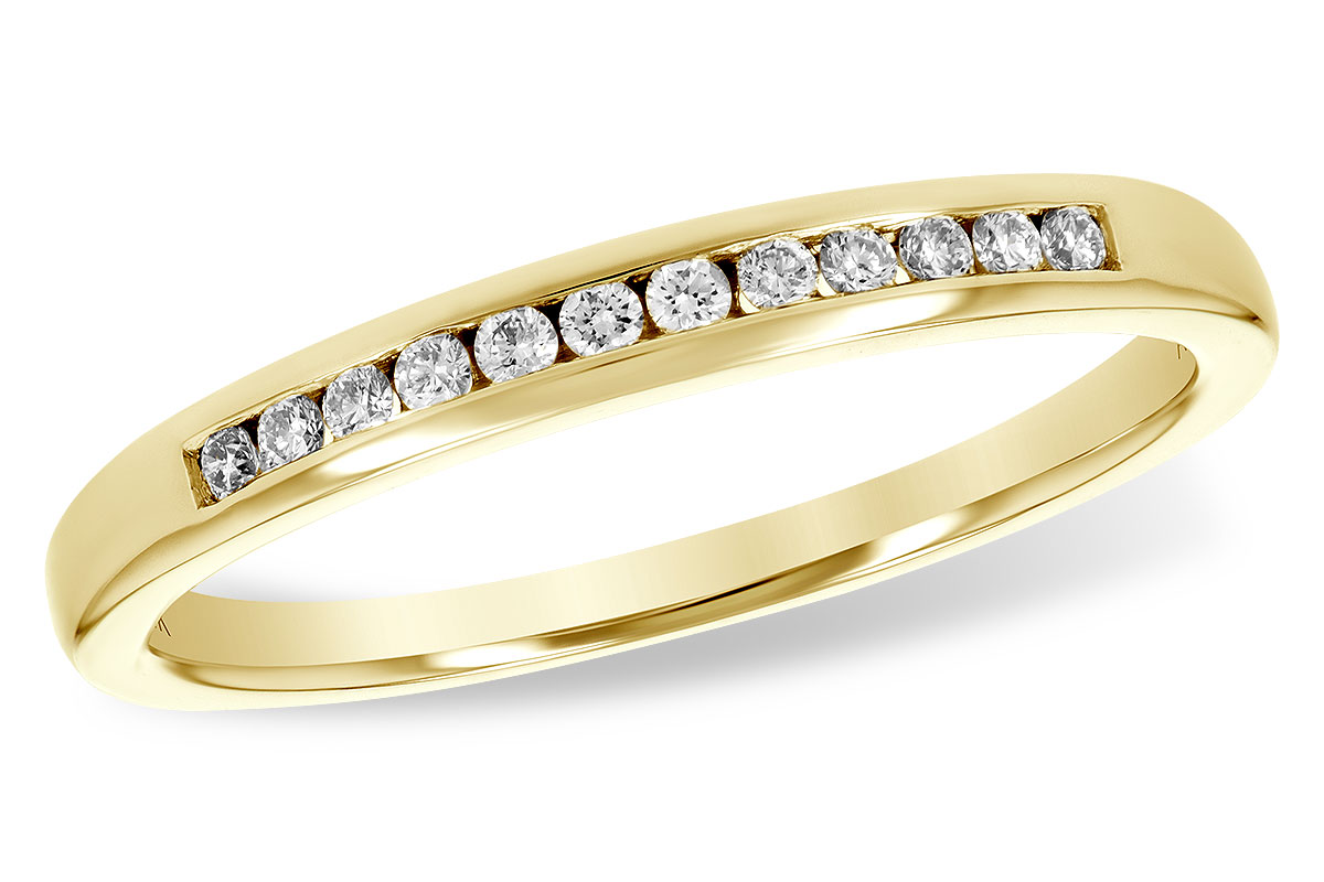 K207-26331: LDS WED RG .12 TW (12 STONES)
