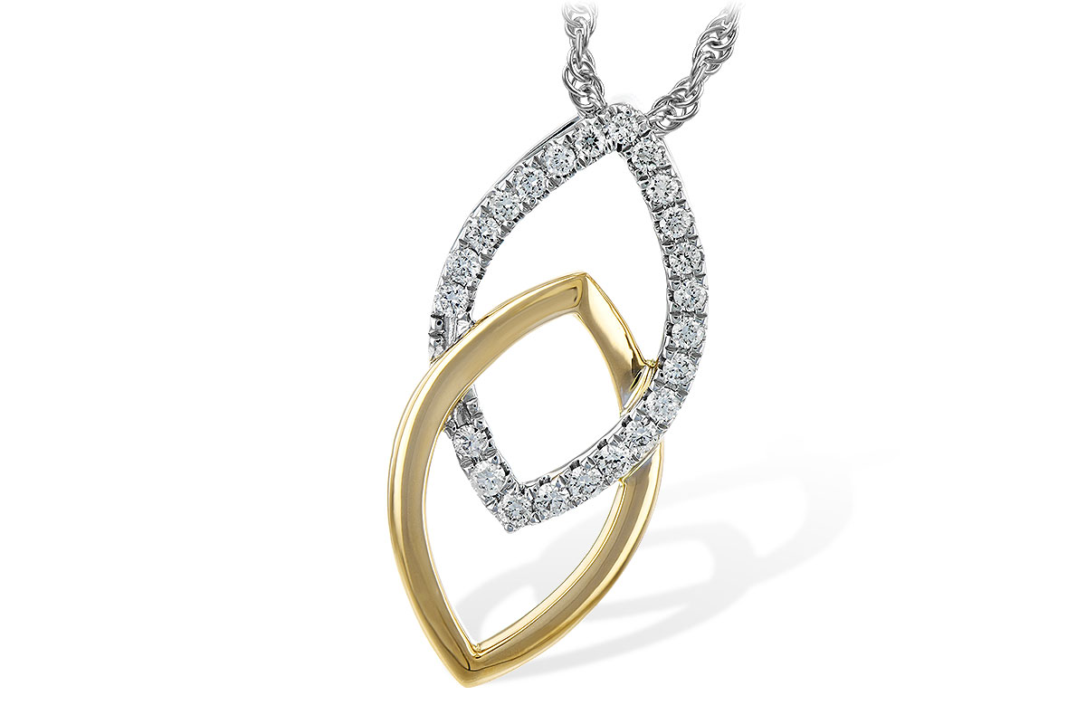 K208-17258: NECKLACE .20 TW