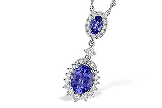 K209-06358: NECK 1.26 TW TANZANITE 1.60 TGW