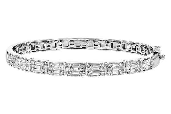 K291-76331: BANGLE 1.25 TW BAGUETTES