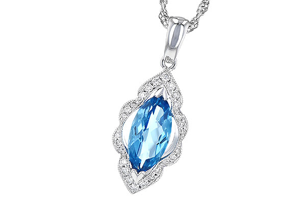 K291-79985: NECK 1.26 BLUE TOPAZ 1.37 TGW