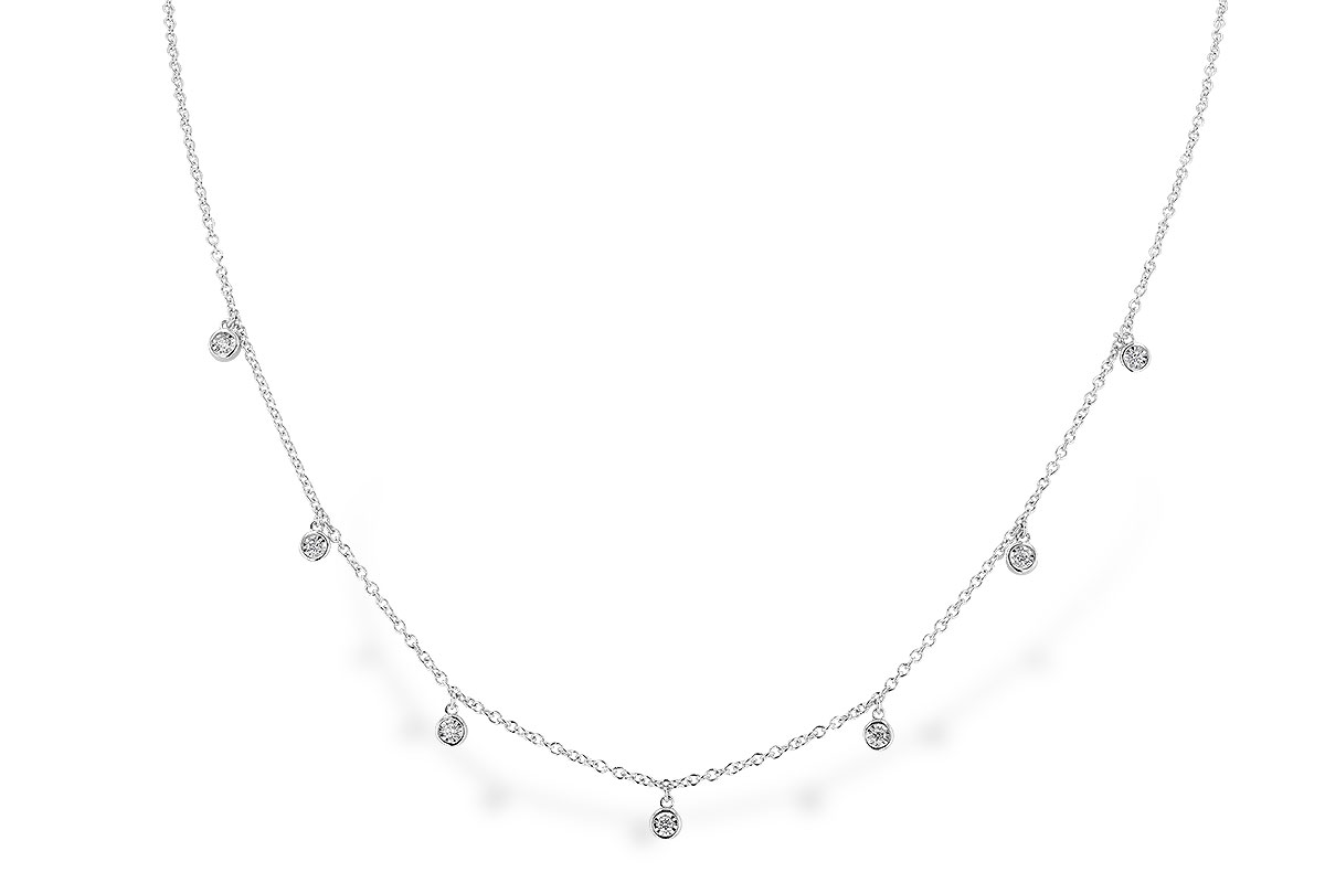 K292-65440: NECKLACE .12 TW (18")