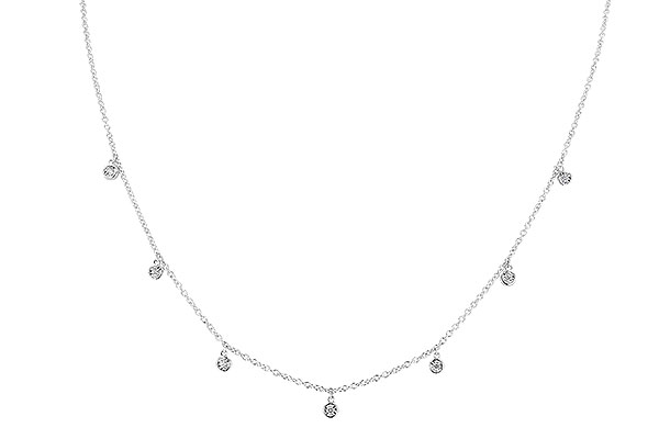 K292-65440: NECKLACE .12 TW (18")