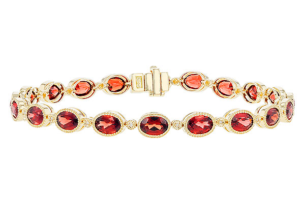 K292-66331: BRACELET 9.22 TW GARNET 9.26 TGW