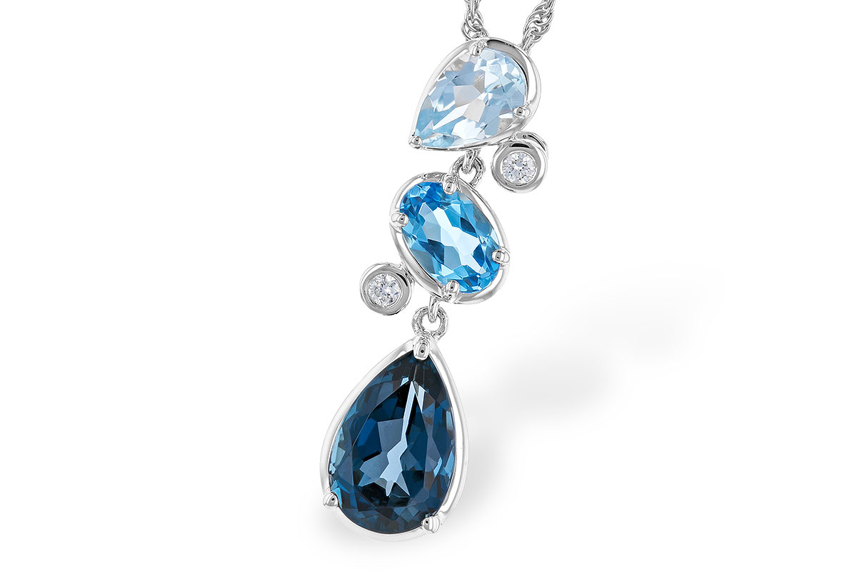 K292-67258: NECK 1.99 TW BLUE TOPAZ 2.02 TGW