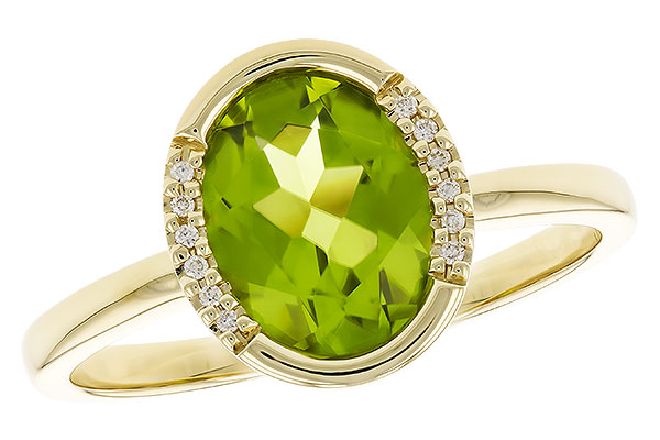 K292-68158: LDS RG 1.72 TW PERIDOT 1.75 TGW (9x7 PER)