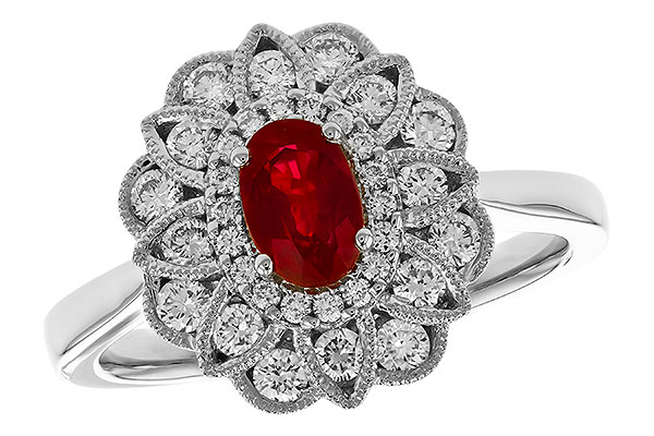 K292-71758: LDS RG .55 TW RUBY 1.07 TGW (6x4MM RUBY)