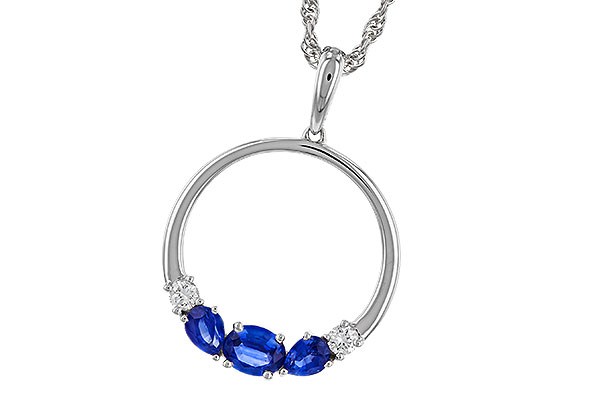 K293-57203: NECKLACE .81 SAPP .91 TGW