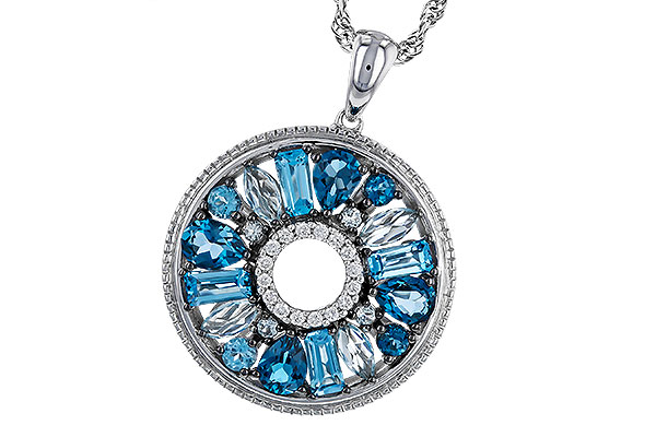 K293-59031: NECKLACE 1.67 BLUE TOPAZ 1.72 TGW