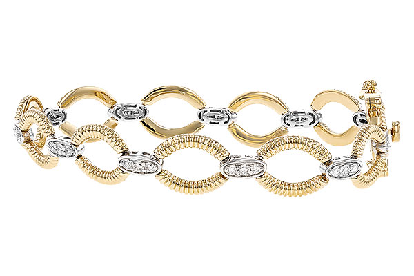 K293-60840: BRACELET .75 TW (7")