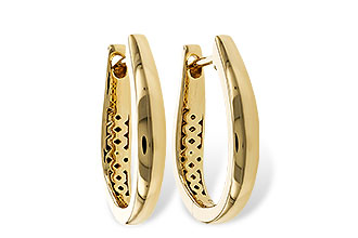 K293-60894: GOLD EARRINGS (17MM)