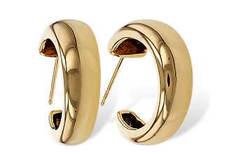 K293-62649: GOLD EARRINGS (20MM)