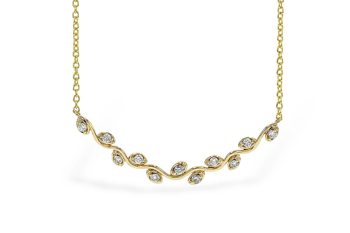 K293-62676: NECKLACE .25 TW (18")