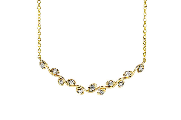 K293-62676: NECKLACE .25 TW (18")