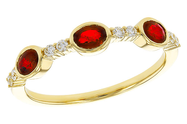 K293-63549: LDS WED RG .66 TW RUBY .78 TGW