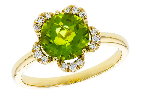 K293-63558: LDS RG 2.16 PERIDOT 2.28 TGW (8MM RD)