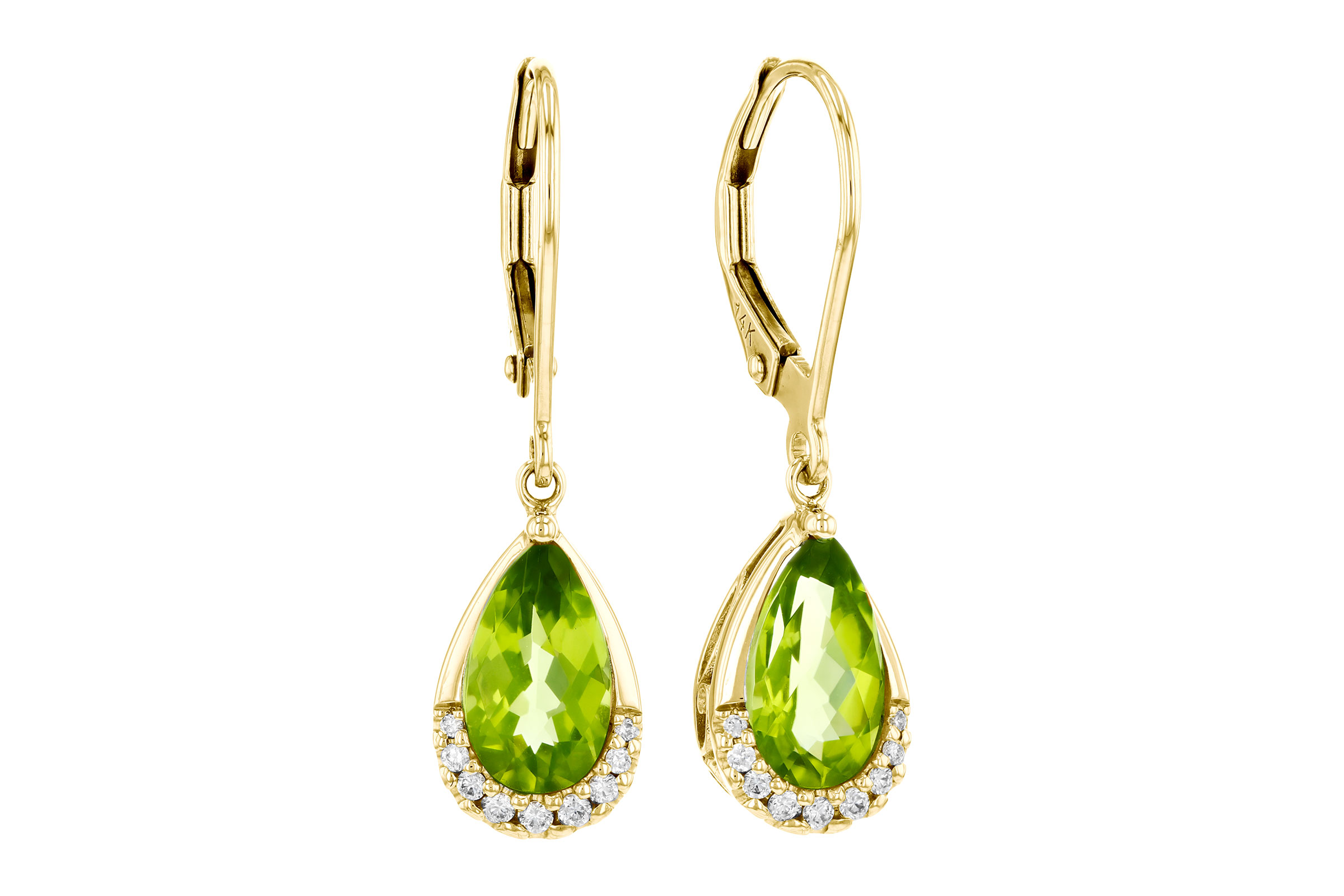 K294-48103: EARR 1.85 PERIDOT 1.94 TGW (9x5MM PS)