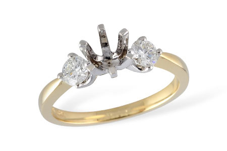 L024-49021: LDS SEMI DIA RING .40 TW