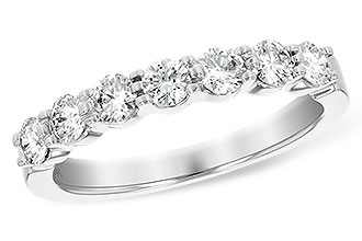 L111-79085: LDS DIA WED RG .75 TW (7 STONES)