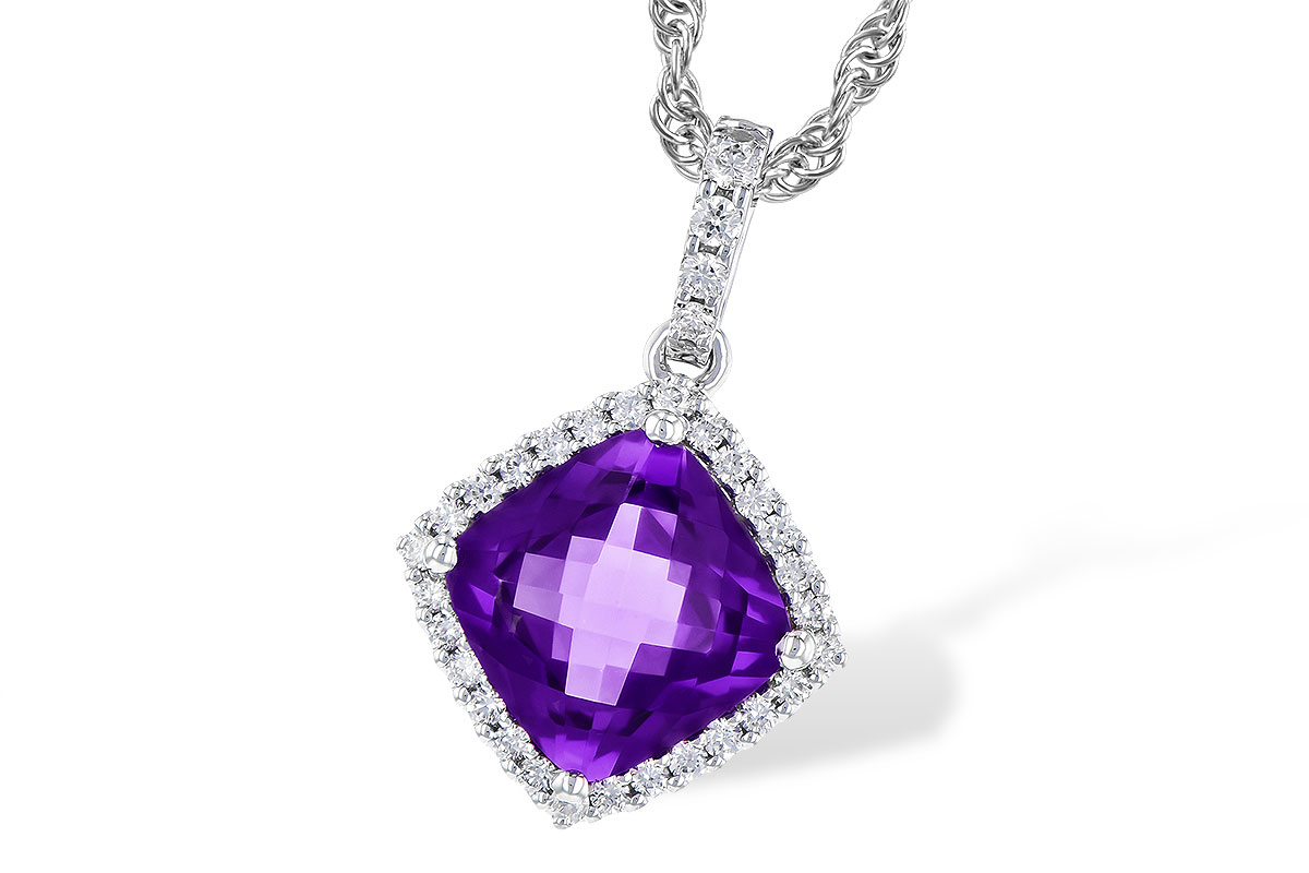 L203-56312: NECK 1.21 AMETHYST 1.32 TGW
