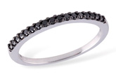 L203-62703: LDS WED RG .16 TW BLACK DIAS
