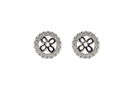 L206-31740: EARRING JACKETS .24 TW (FOR 0.75-1.00 CT TW STUDS)