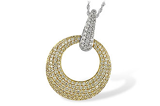 L208-12712: NECK 1.64 YELLOW DIAS 1.90 TW