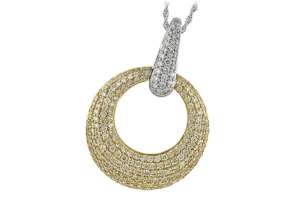 L208-12712: NECK 1.64 YELLOW DIAS 1.90 TW