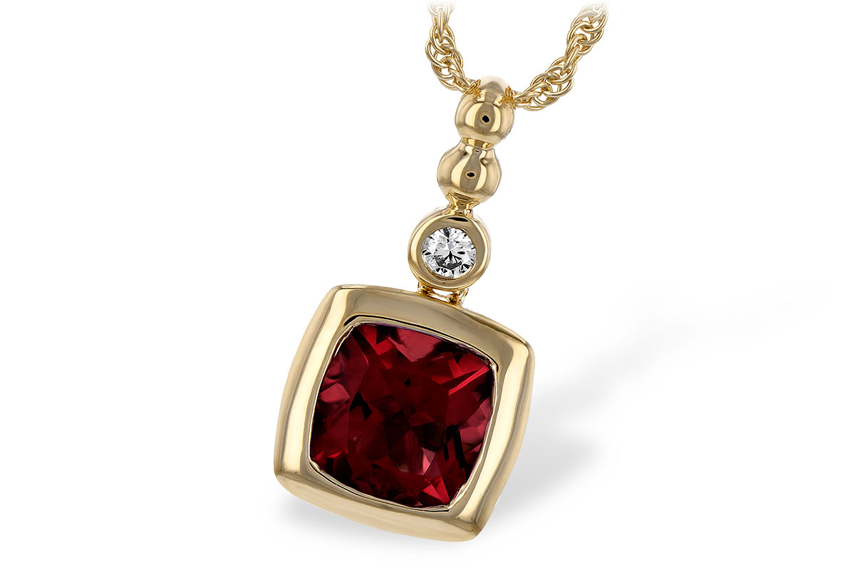 L208-14494: NECK 1.40 GARNET 1.44 TGW