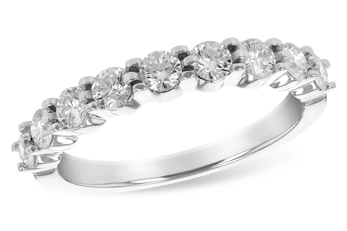 L208-14540: LDS WED RG .75 TW (9 STONES)