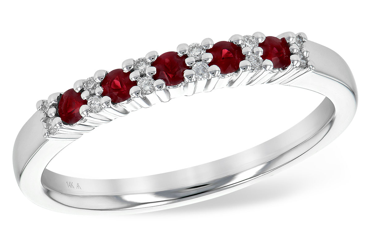 L209-01812: LDS WED RG .22 RUBY .29 TGW