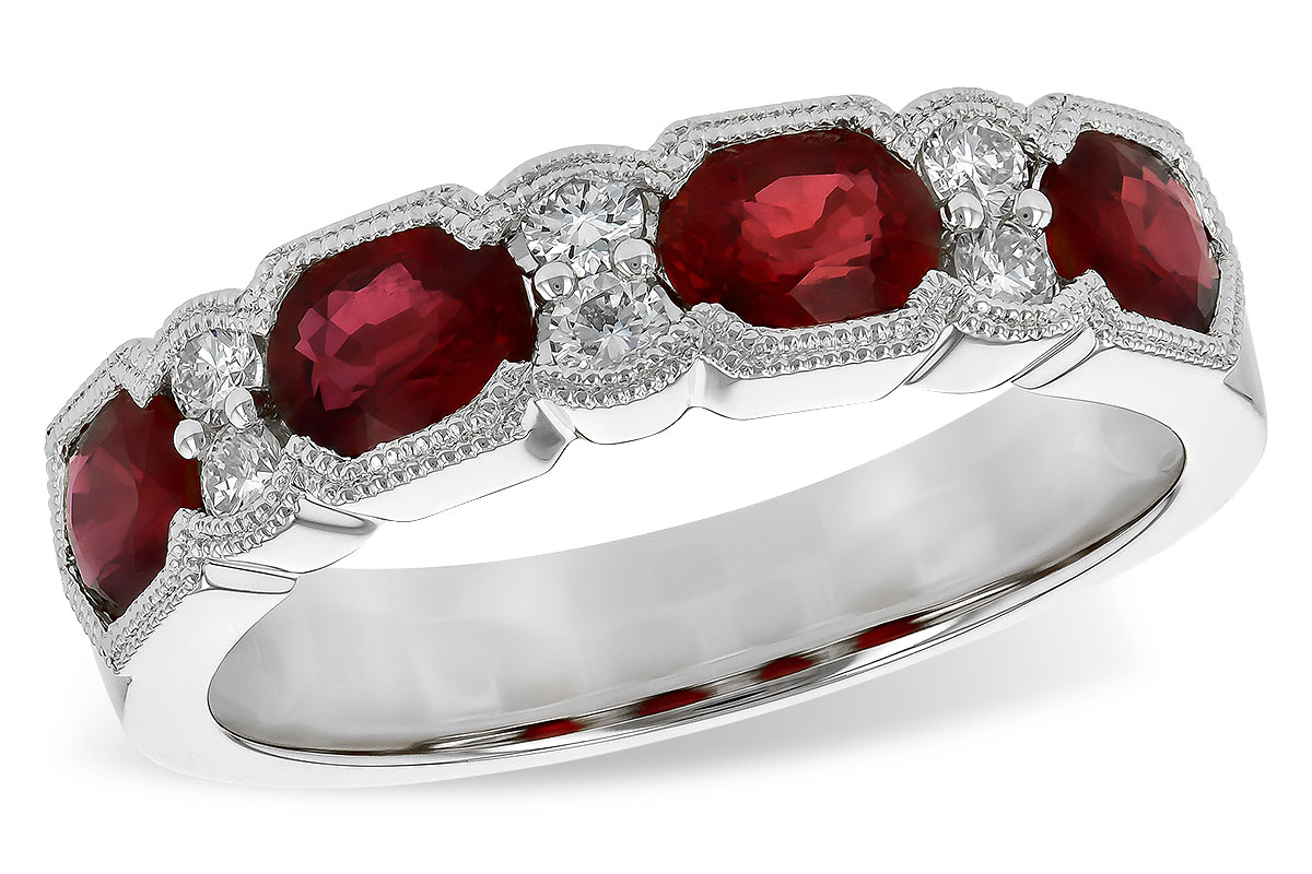 L209-02703: LDS WED RG 1.66 RUBY 1.84 TGW (5x4MM RUBY)