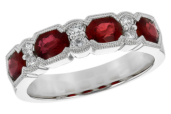 L209-02703: LDS WED RG 1.66 RUBY 1.84 TGW (5x4MM RUBY)