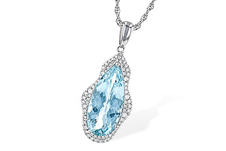 L209-06303: NECK 3.97 AQUAMARINE 4.20 TGW