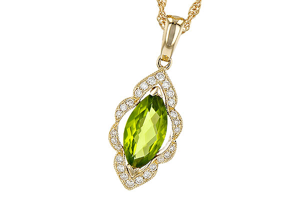 L209-06340: NECK .94 PERIDOT 1.05 TGW